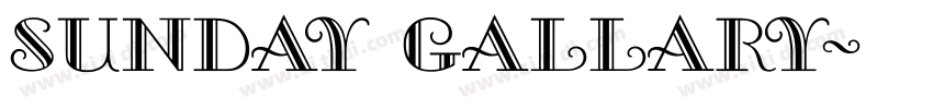 Sunday gallary字体转换